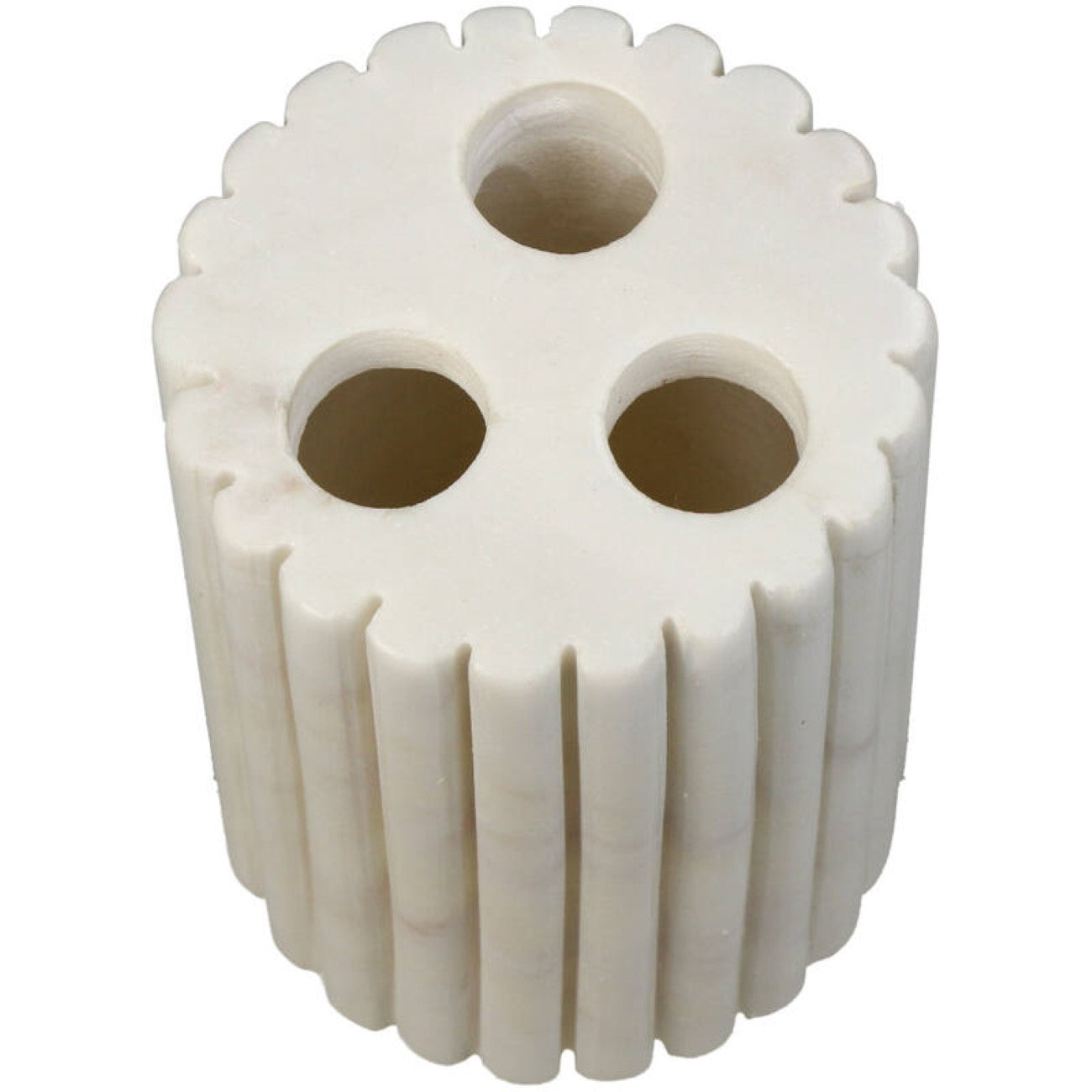 Ameria White Marble Toothbrush Holder