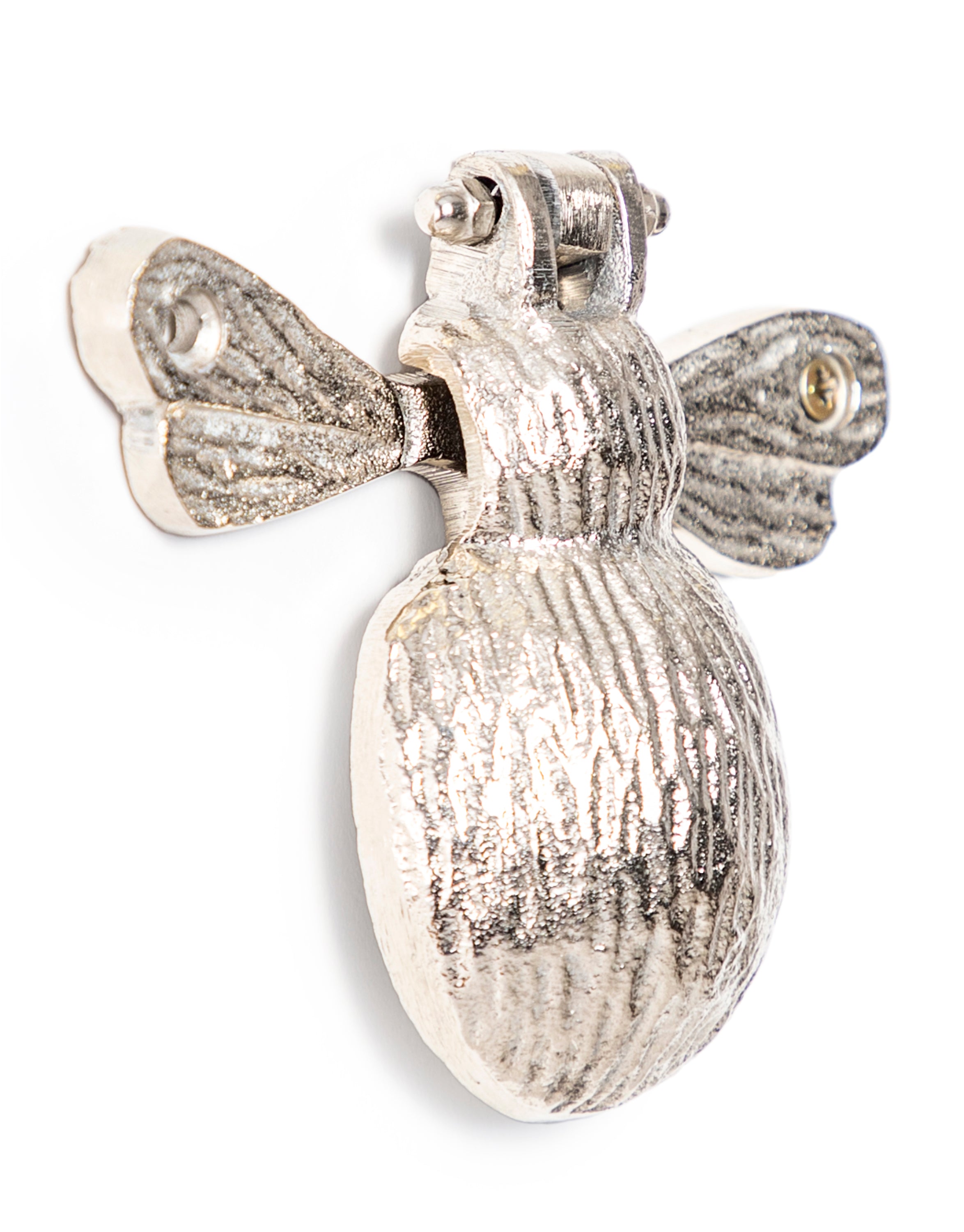 Raw Nickle Bumblebee Door Knocker