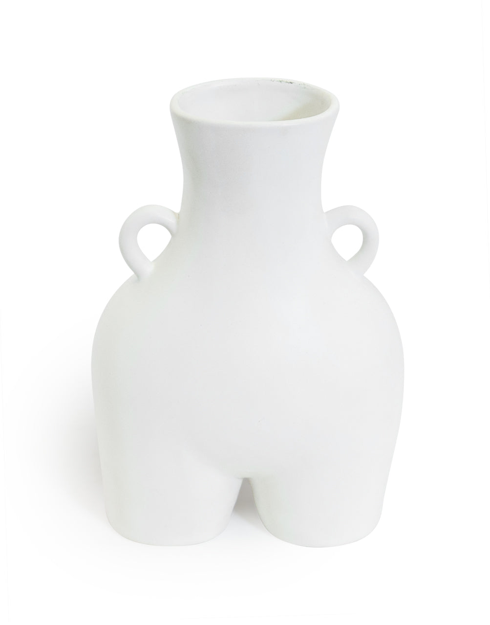 Matt White Large 'Love Handles' Booty Vase