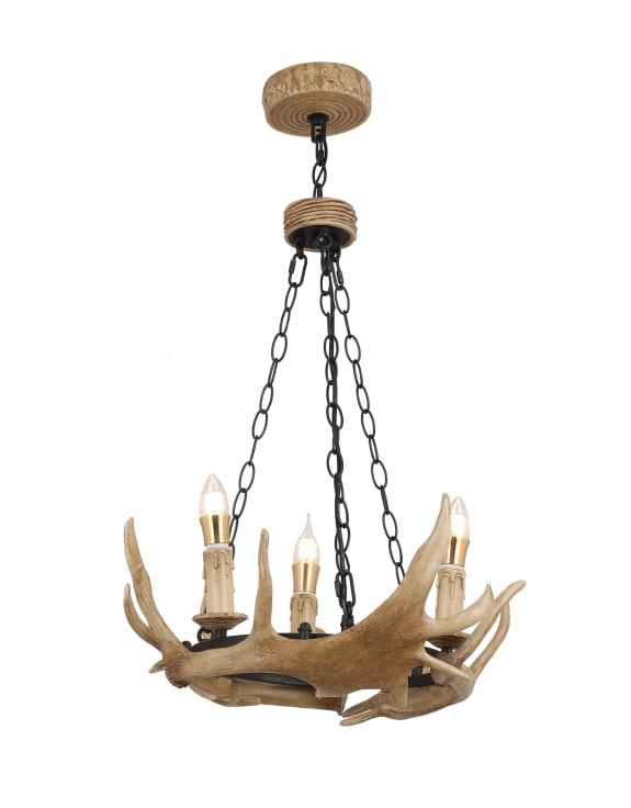 Bavarian Style Antler Chandelier
