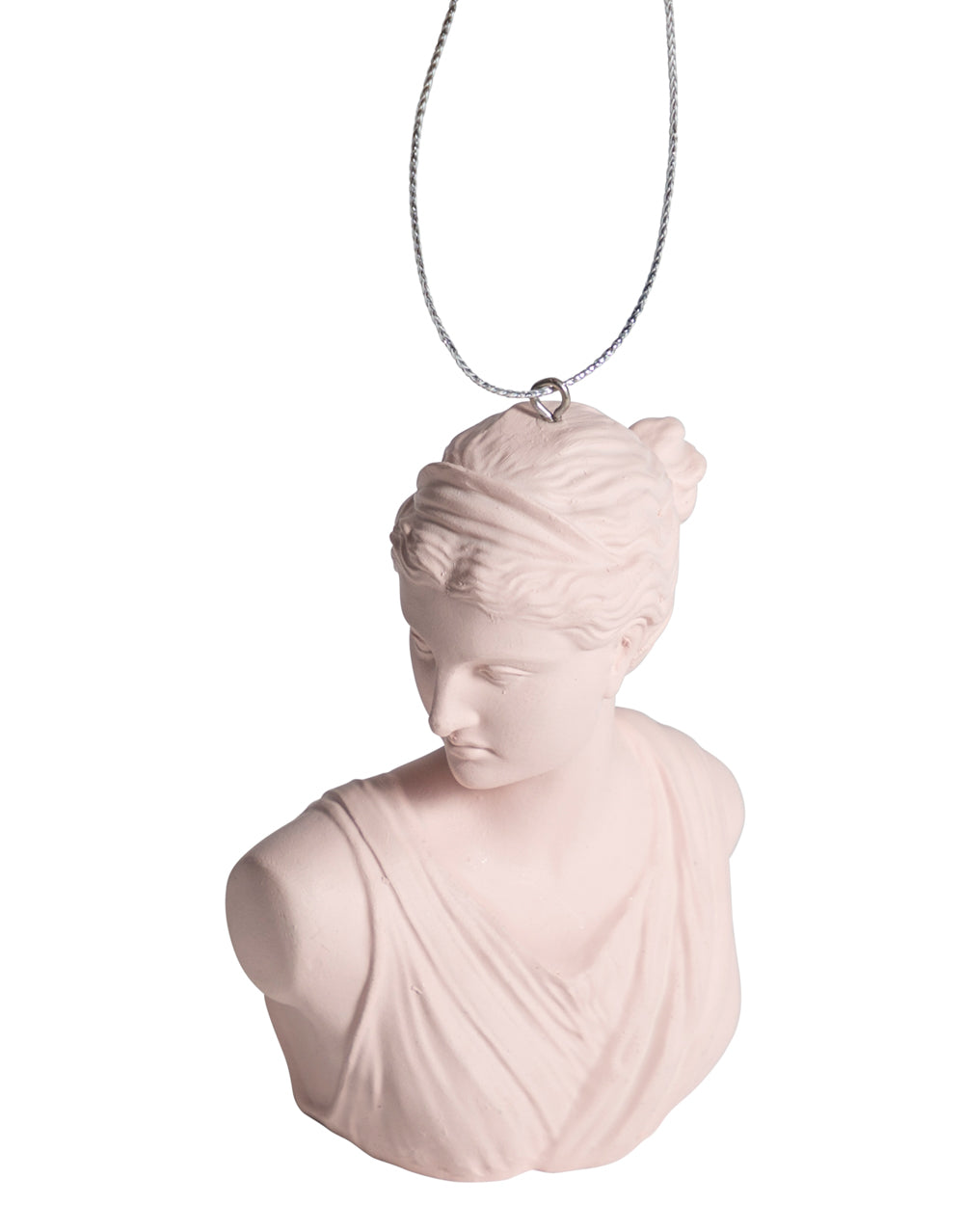 Set of 8 Pink Artemis Bust Hanging Decoration