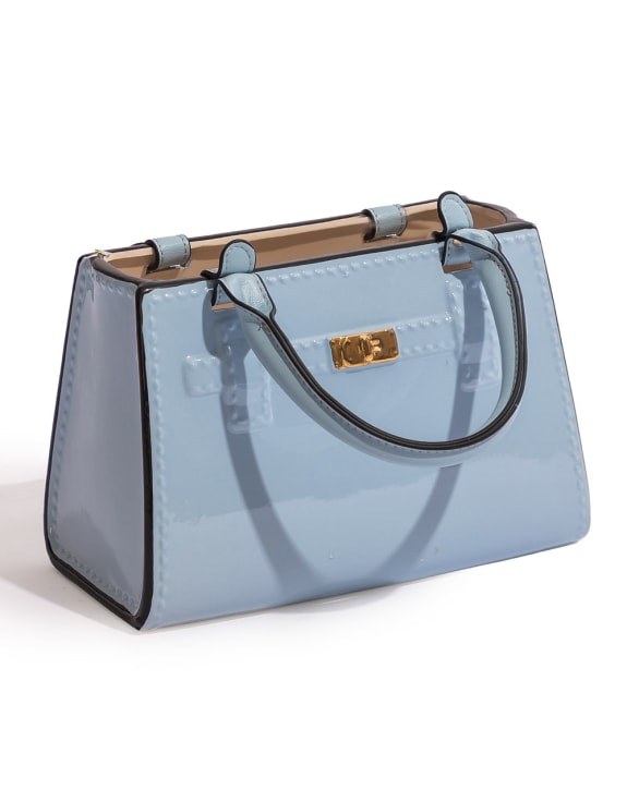 Light Blue Ceramic Handbag Vase