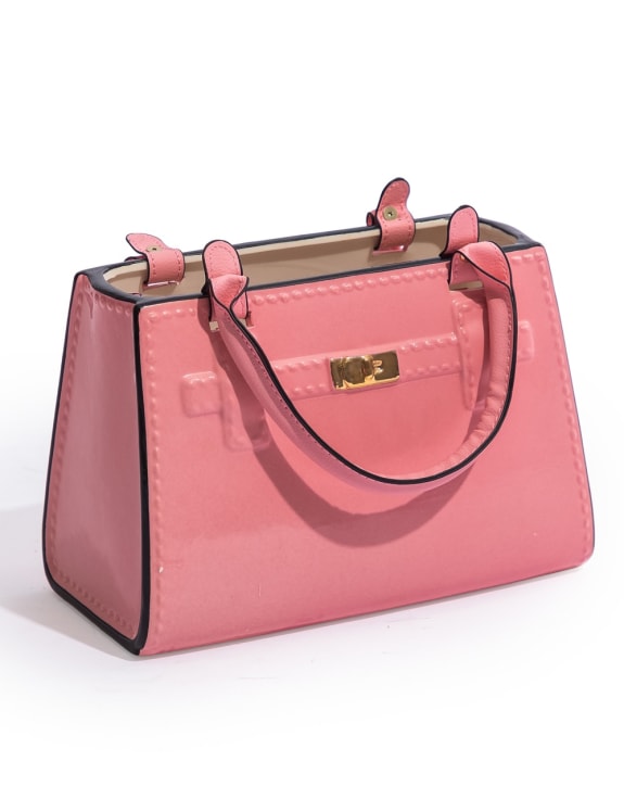 Light Pink Ceramic Handbag Vase