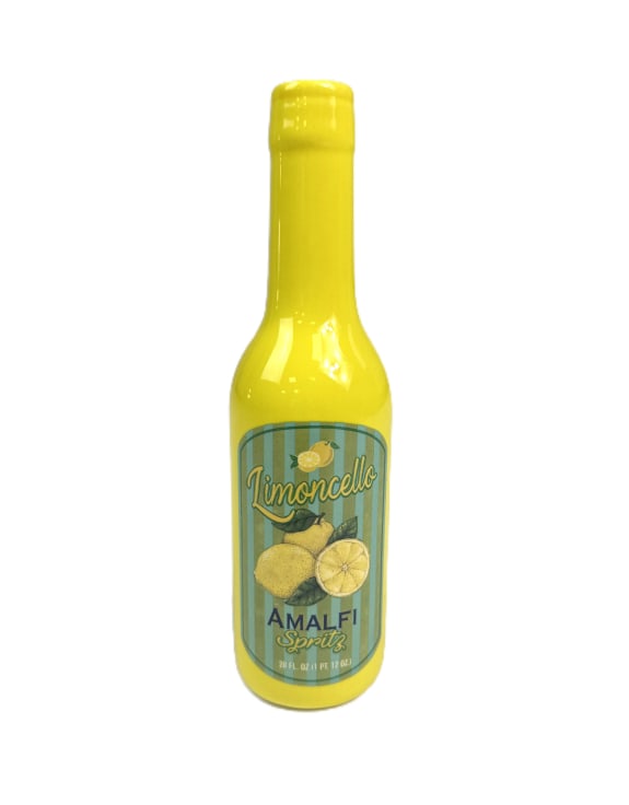 Limoncello Bottle Ceramic Stem Vase