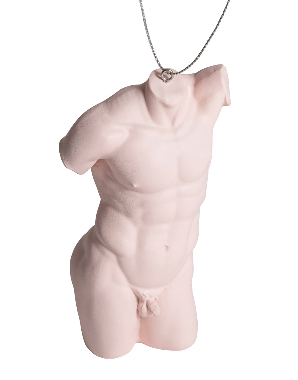 Set of 8 Pink Male Torso Hanging Decoration