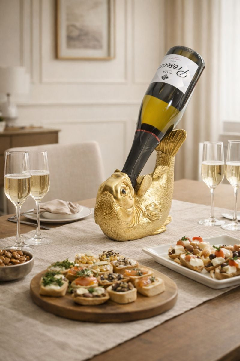 'Drinks like a Gold Fish' Bottle Holder