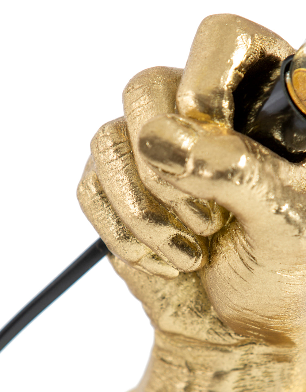 Gold 'Hand Held' Table Lamp