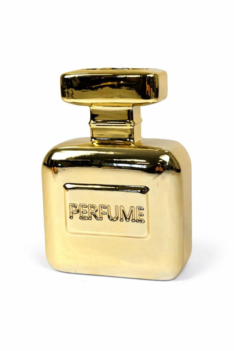 Electro Gold Perfume Bottle Vase