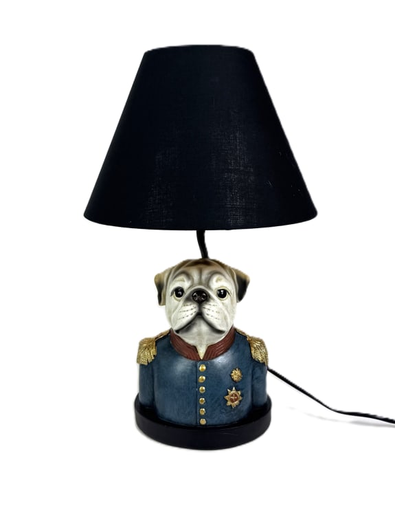 Gentry Pug Table Lamp