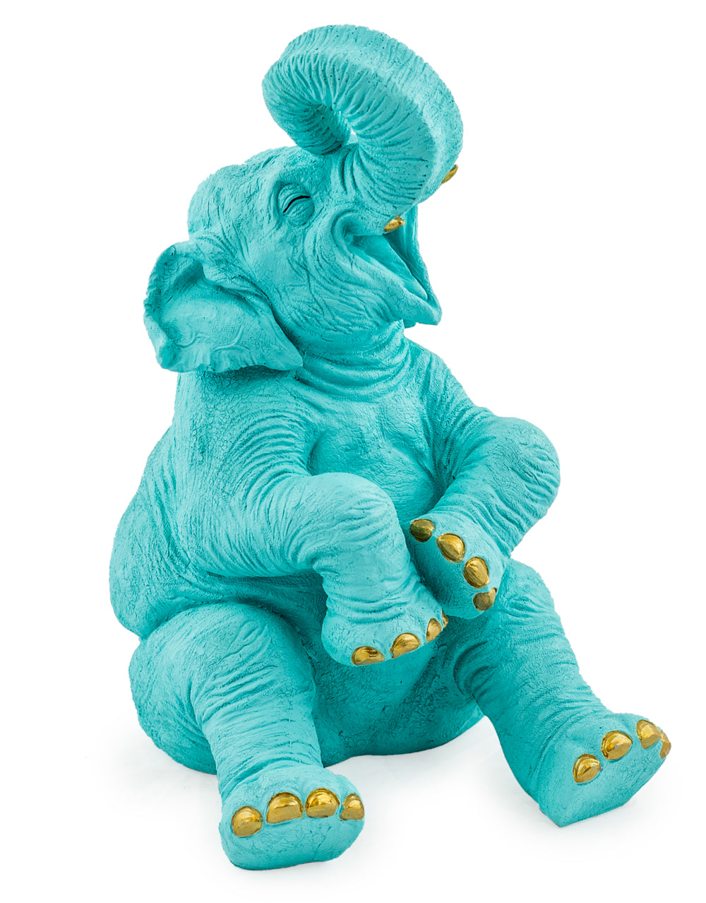 Pale Blue Laughing Elephant