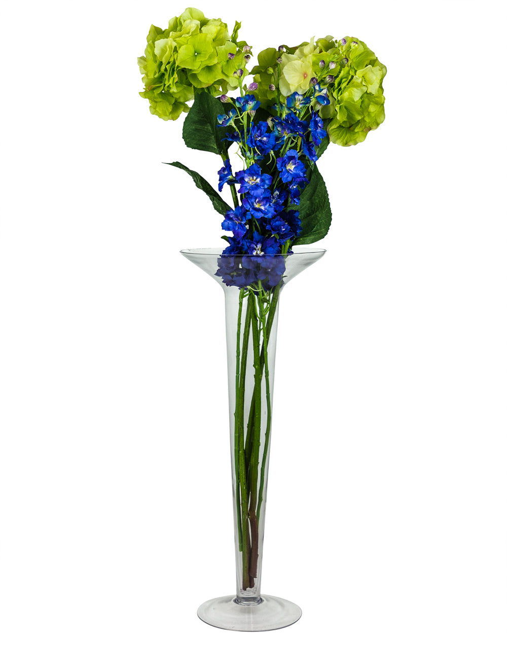 Large Glass Stem Vase