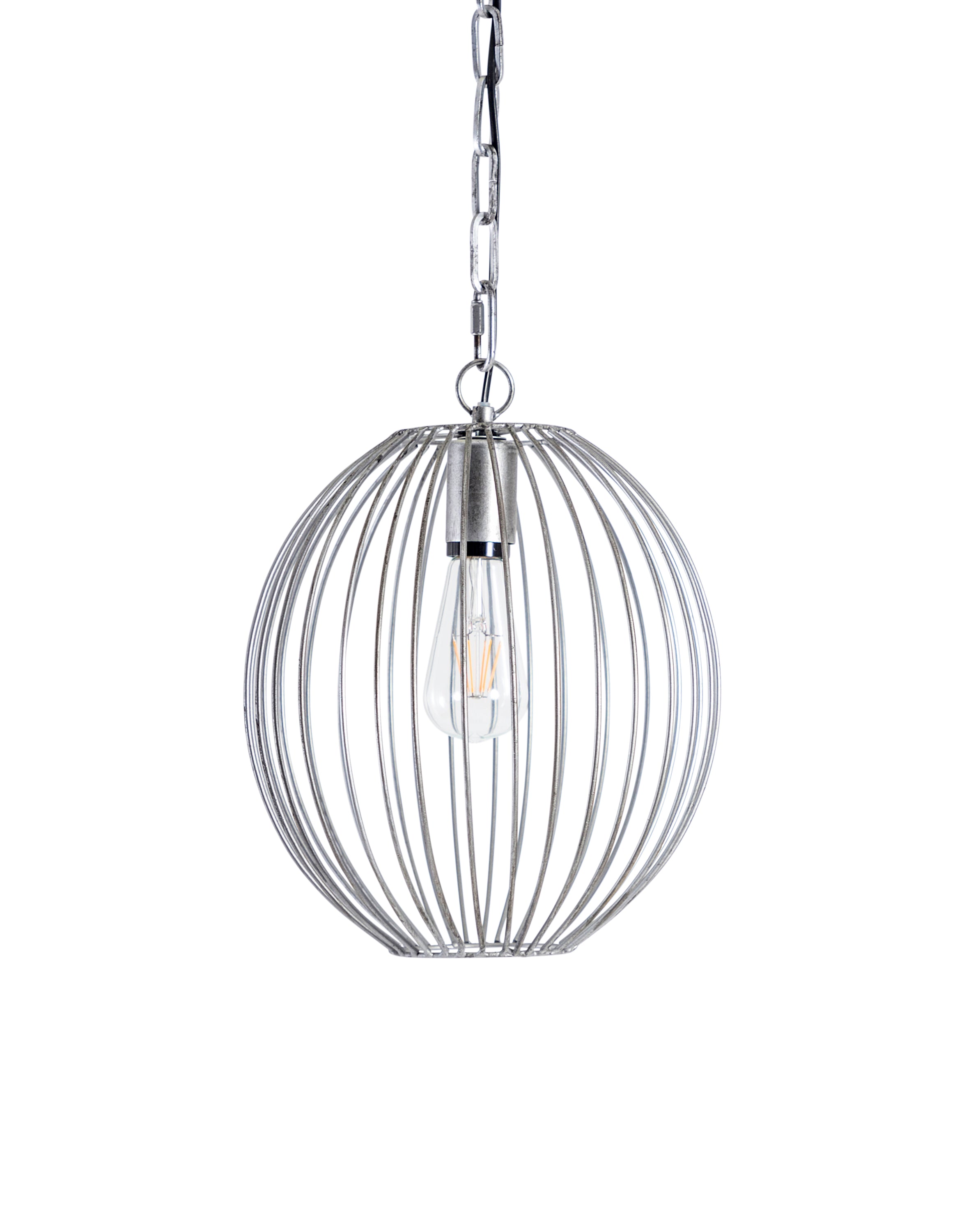 Medium Steel Wire Sphere Ceiling Pendant