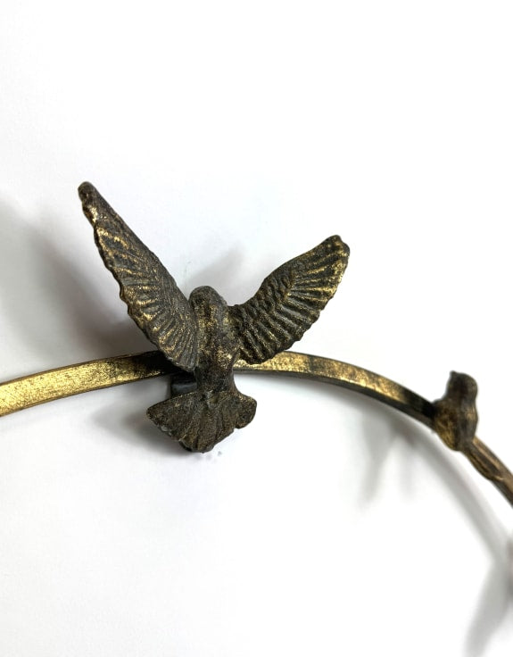 Large Bird Bath Wall Clock