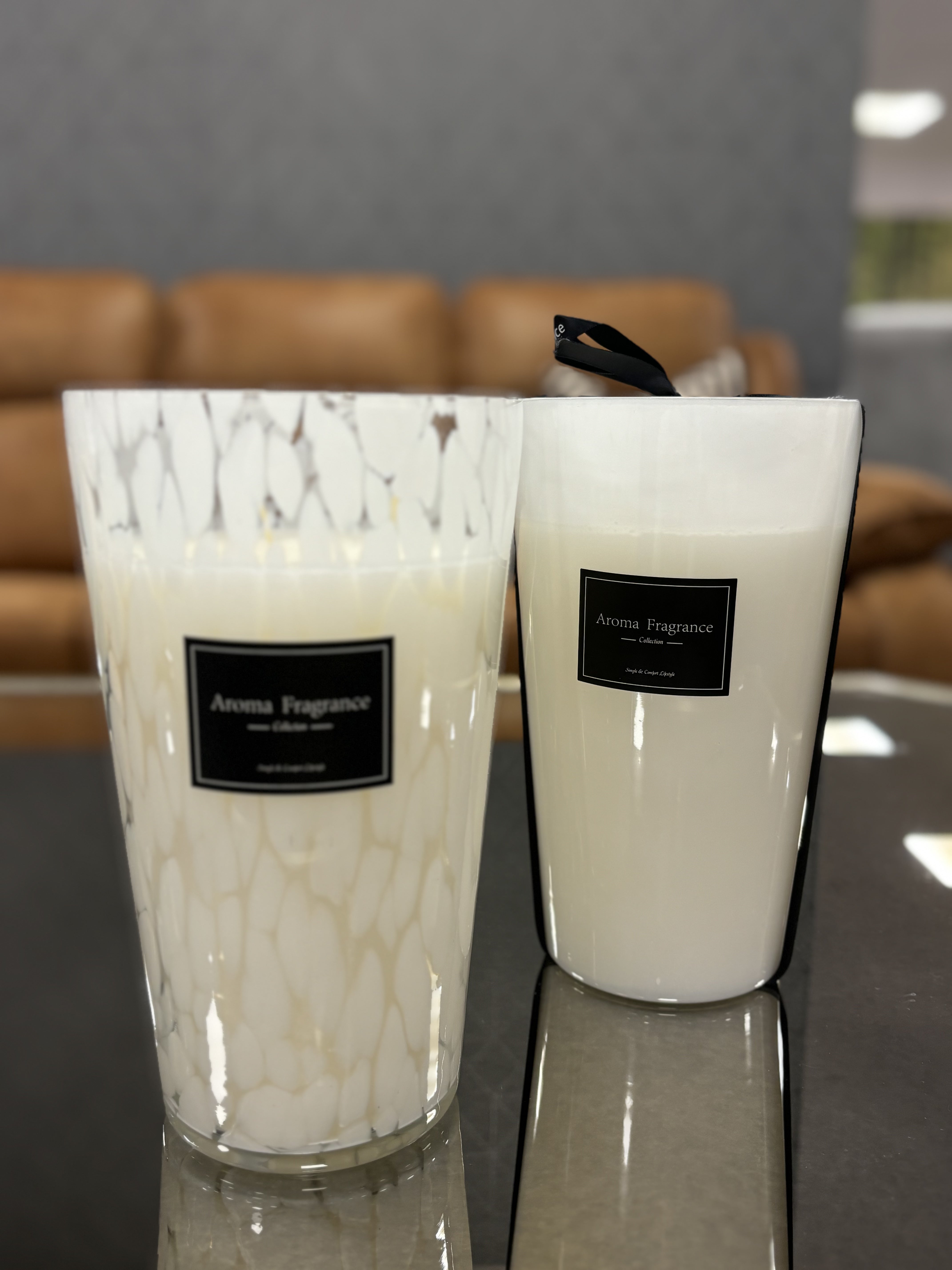 Extra Large Aroma White Candle