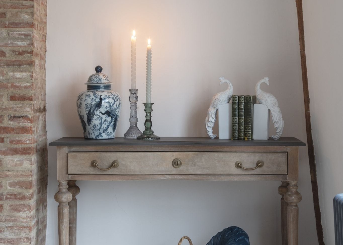 Laura Ashley Natural Wood Swannington Console Table