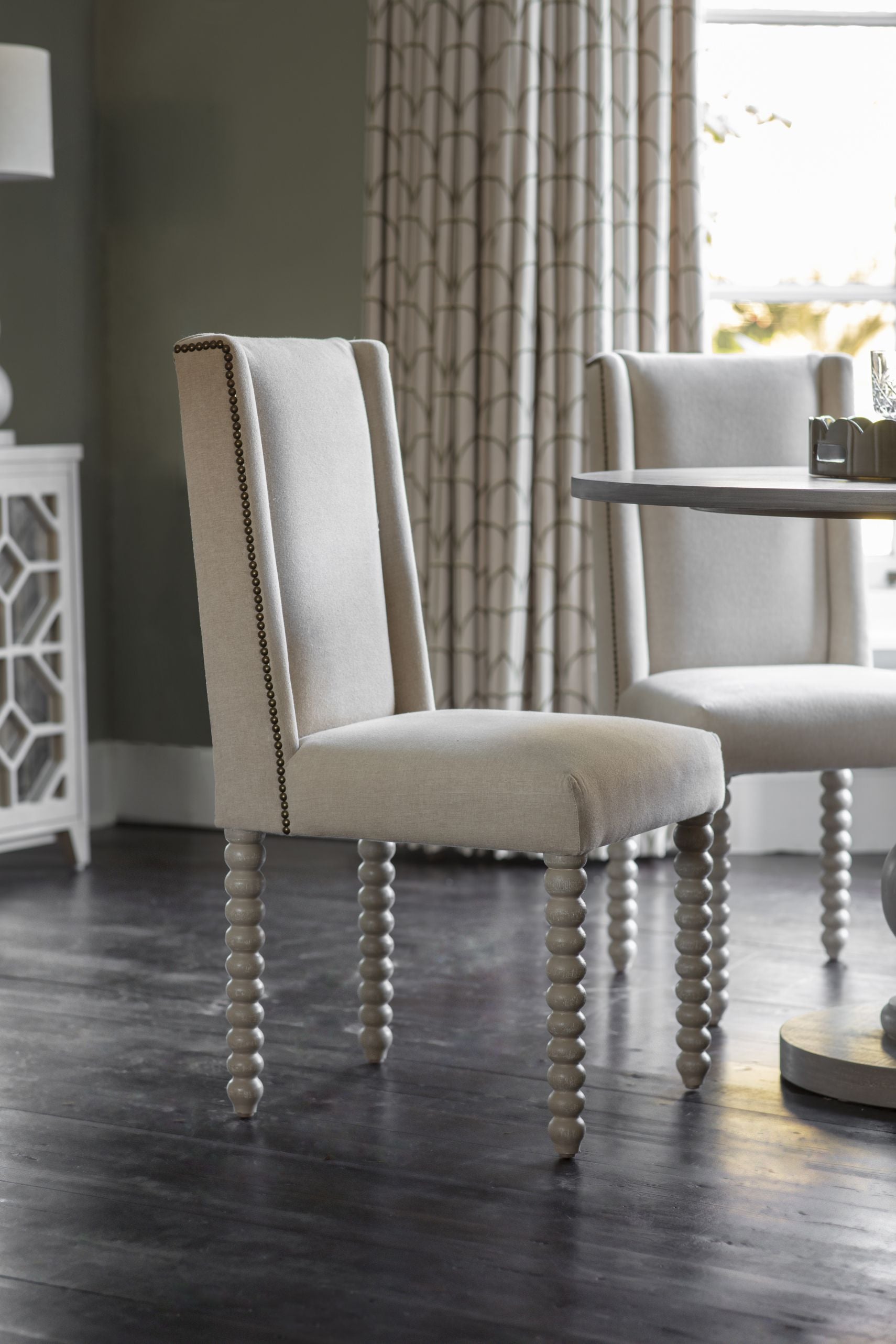 Buckley Upholstered Dining Chair Ivory