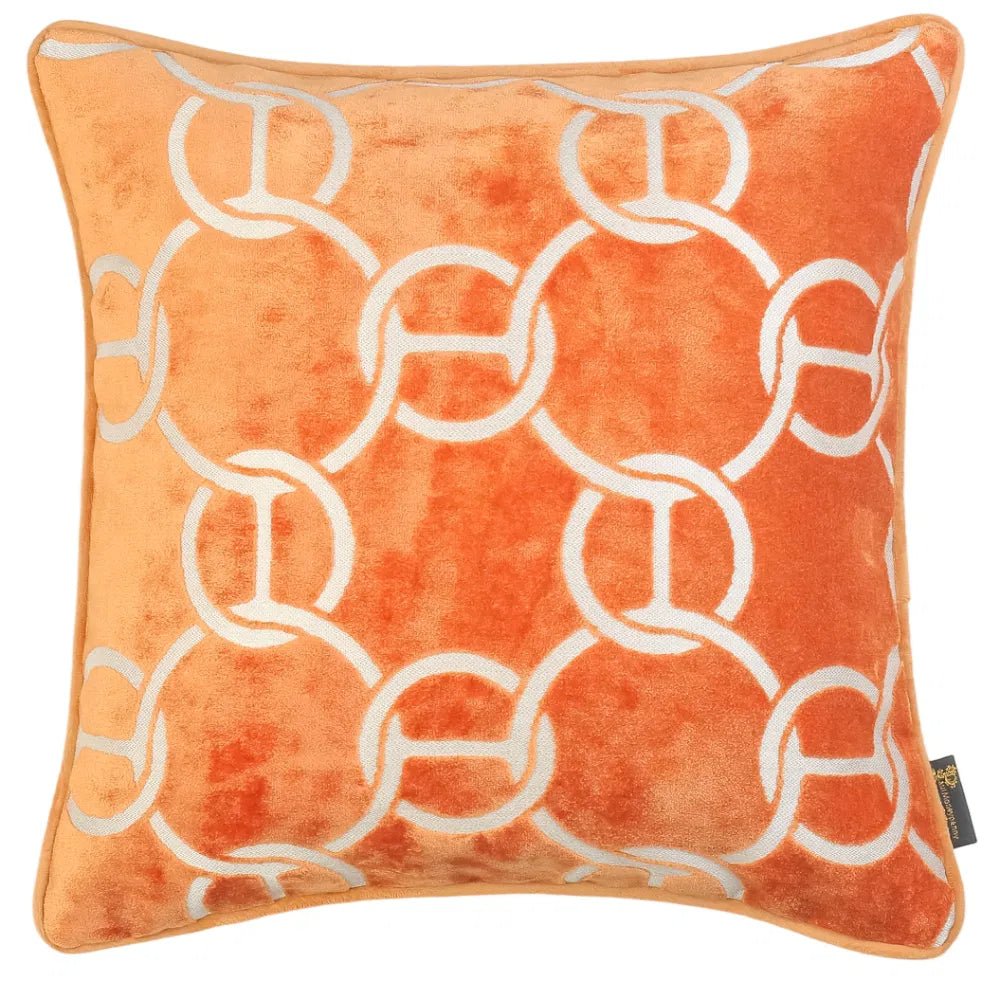 Large Hookup Orange Cushion