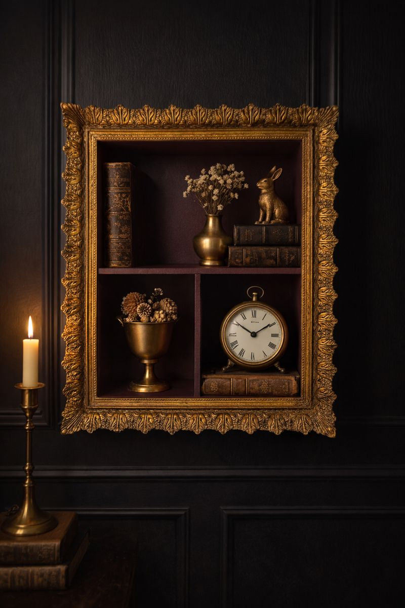 Ornate Framed Wall Shelf