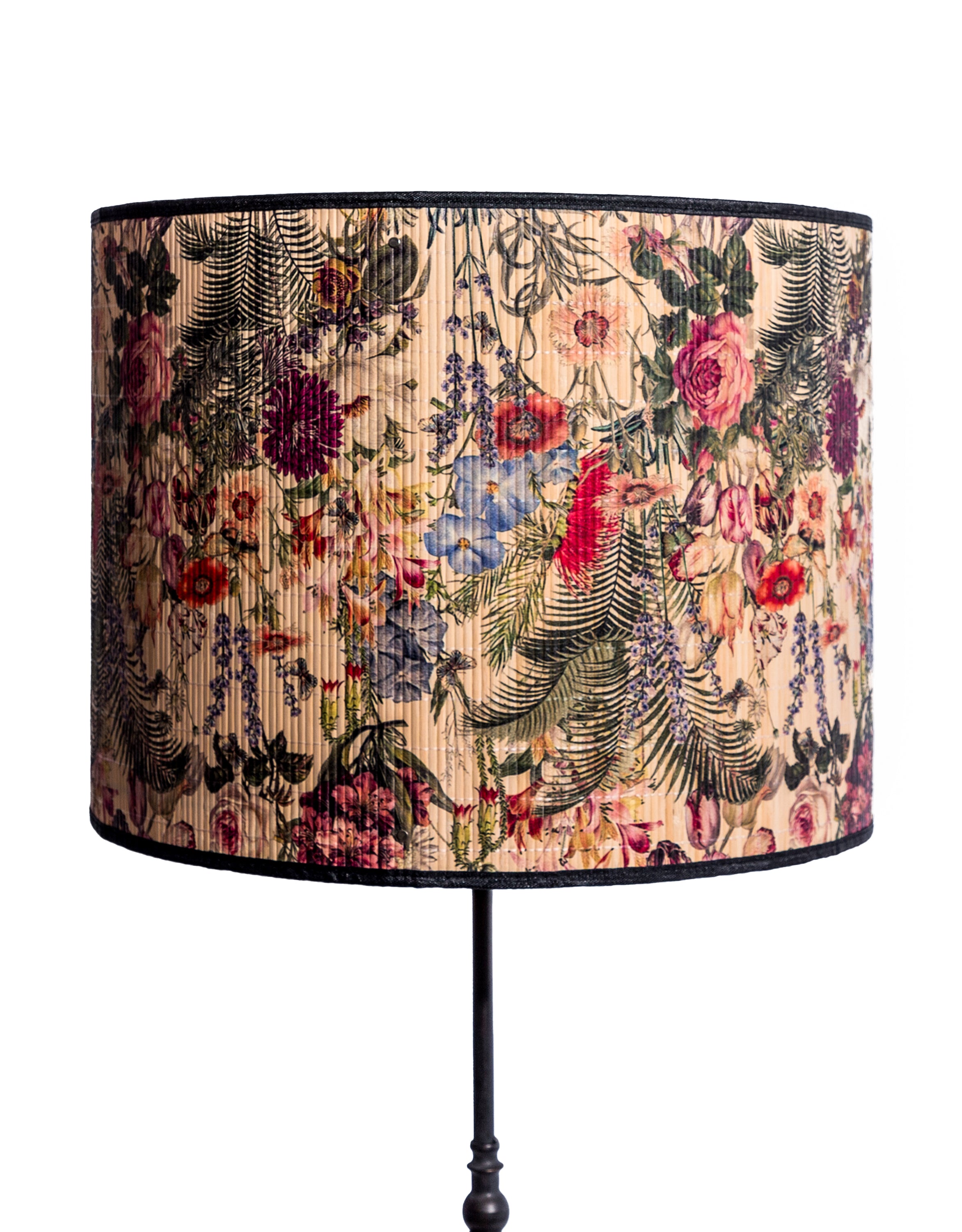 Multi Floral Bamboo Large Shade