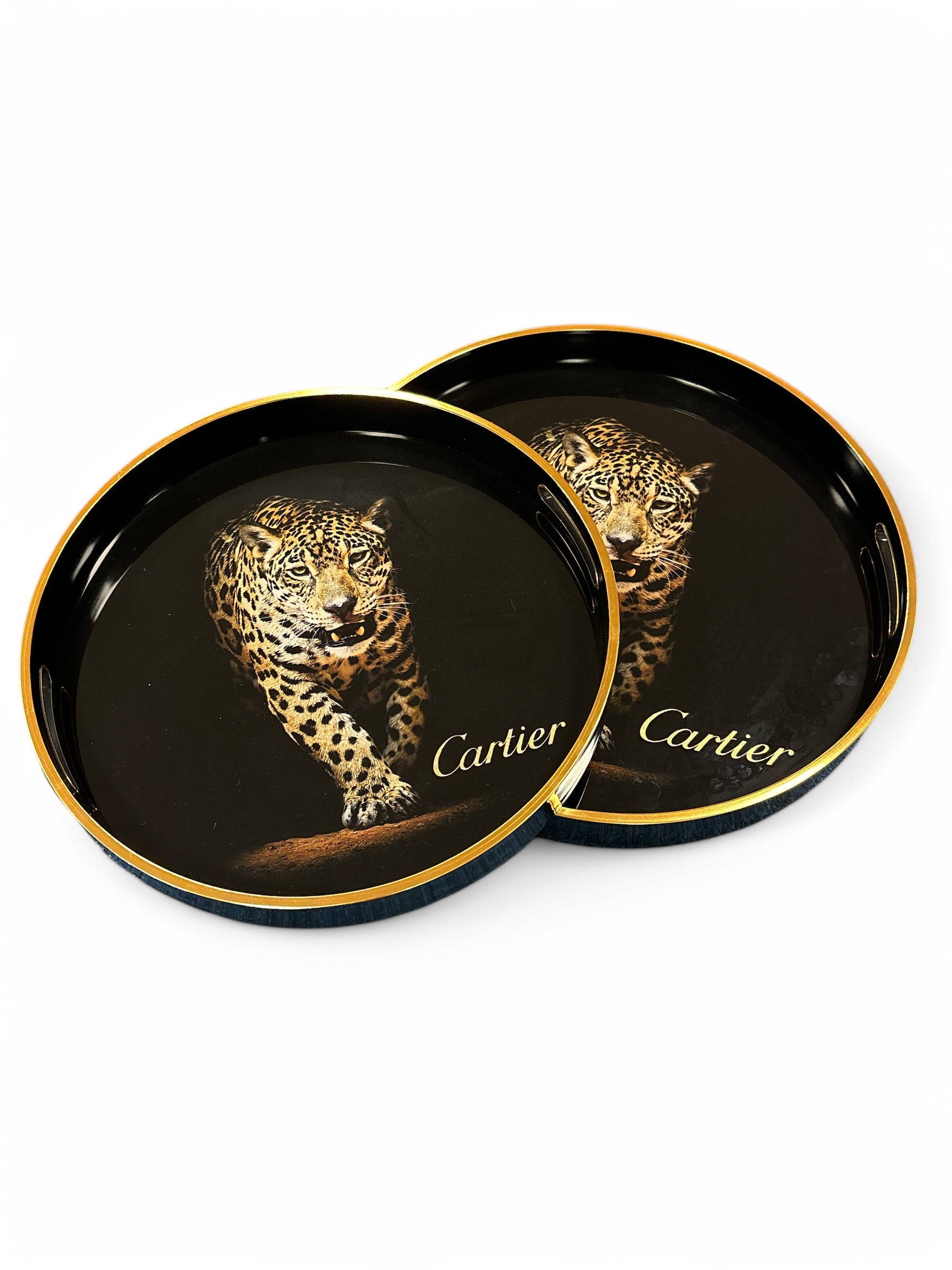 Set of 2 Cartier Round Trays