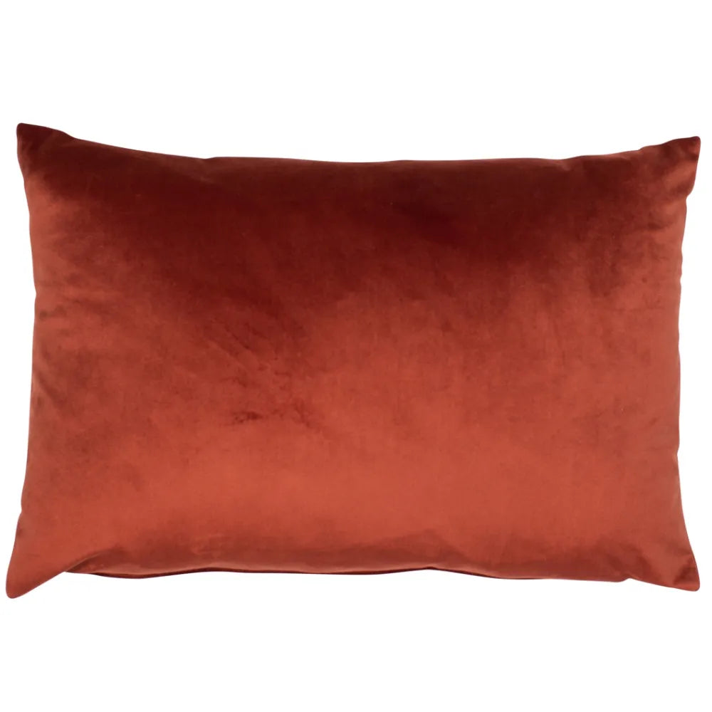 Set of 2 Luxe Rectangle Paprika Cushions