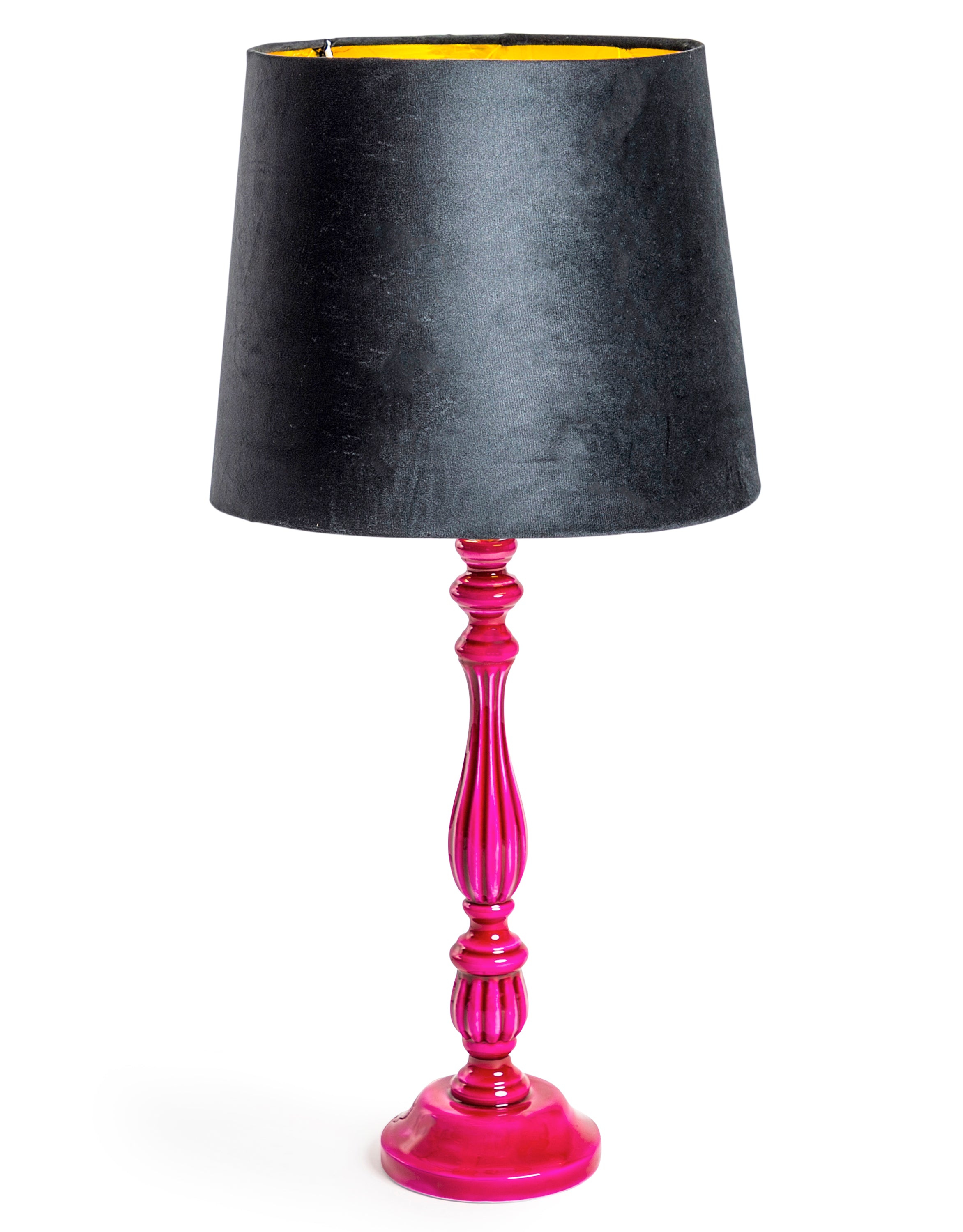 Hot Pink Gloss Table Lamp