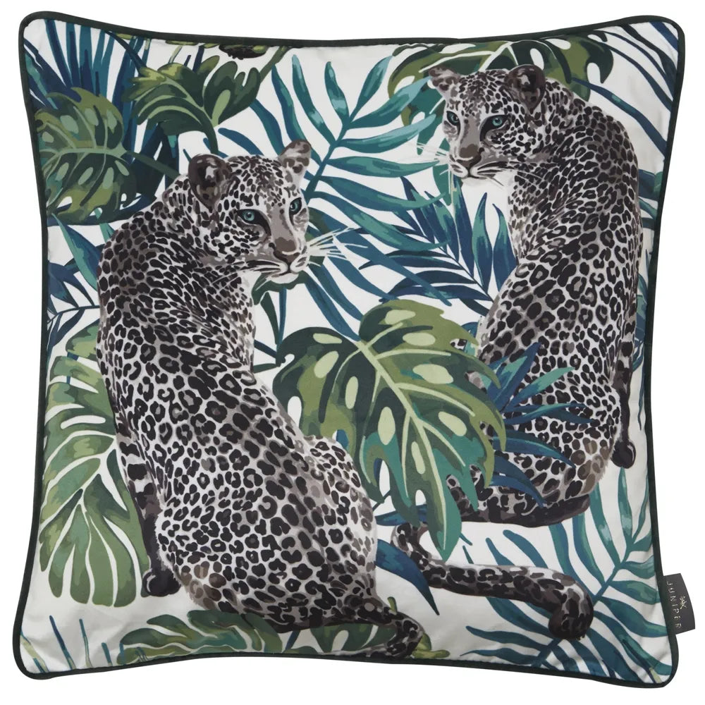 Set of 2 Leopard Love Cushions