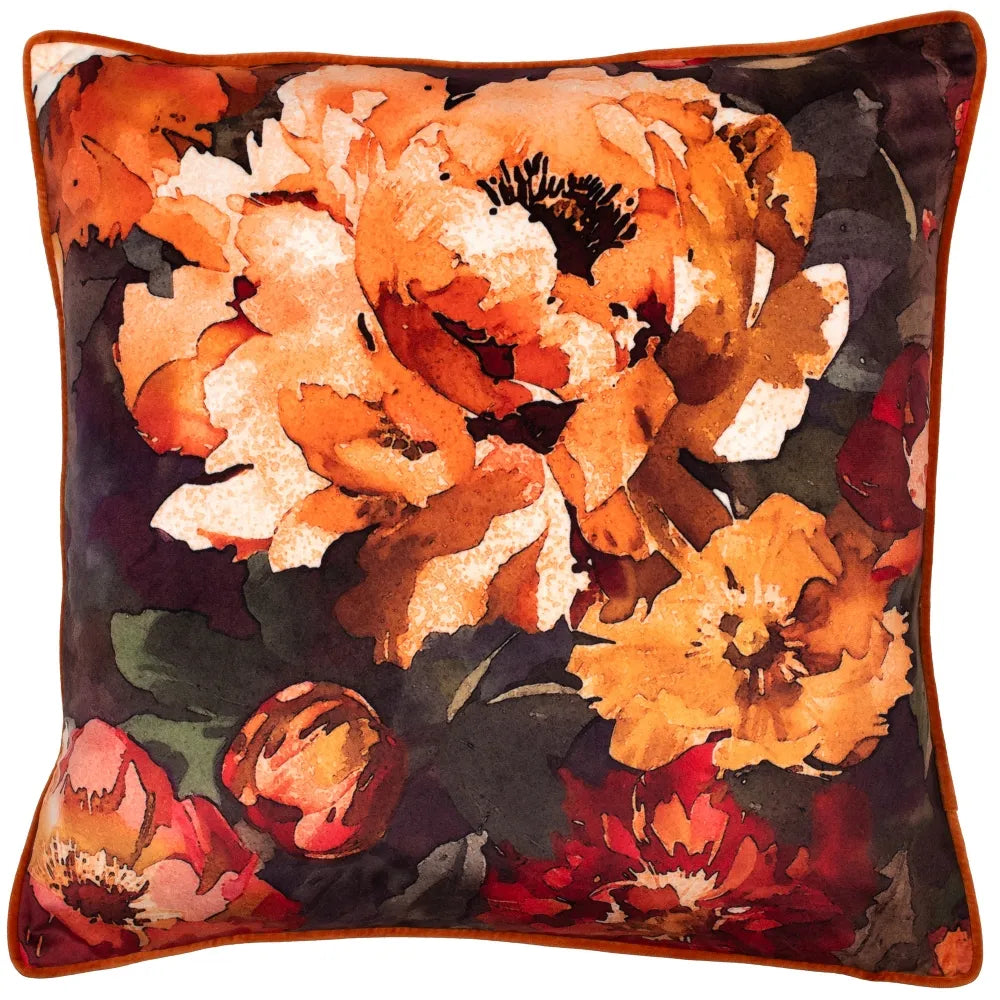 Set of 2 Belle Orange Cushions