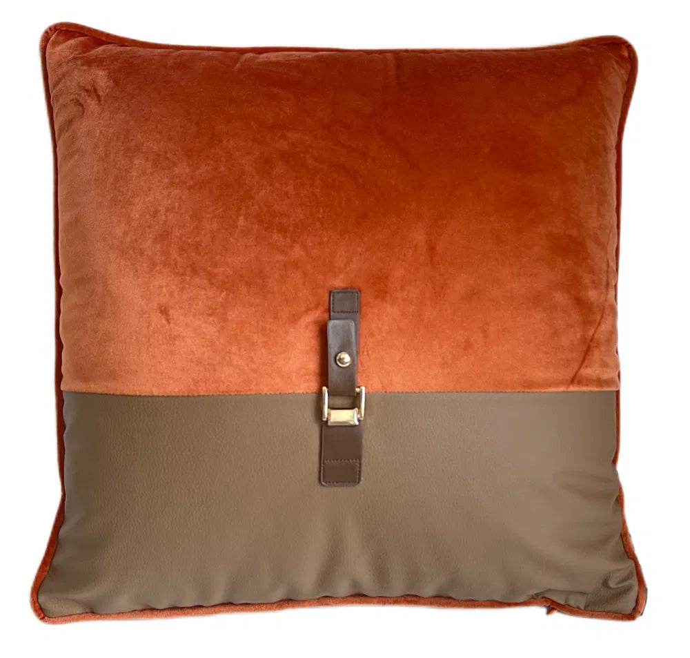 Buckle-up Orange Cushion