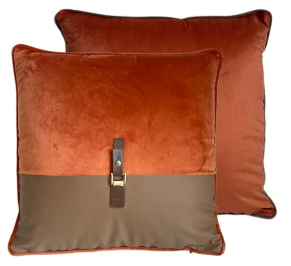 Buckle-up Orange Cushion