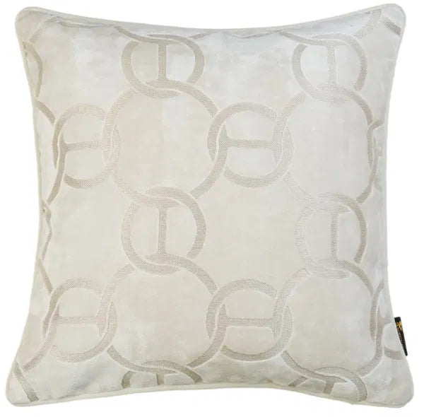 Large Hookup Ivory Cushion