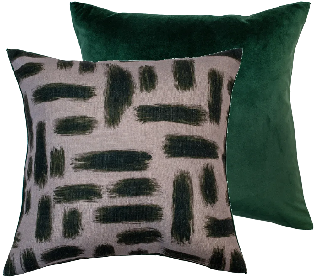 Set of 2 Kentish Olive Cushions