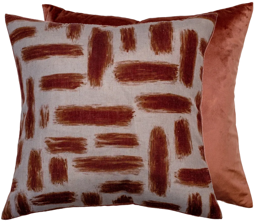 Set of 2 Kentish Rust Cushions