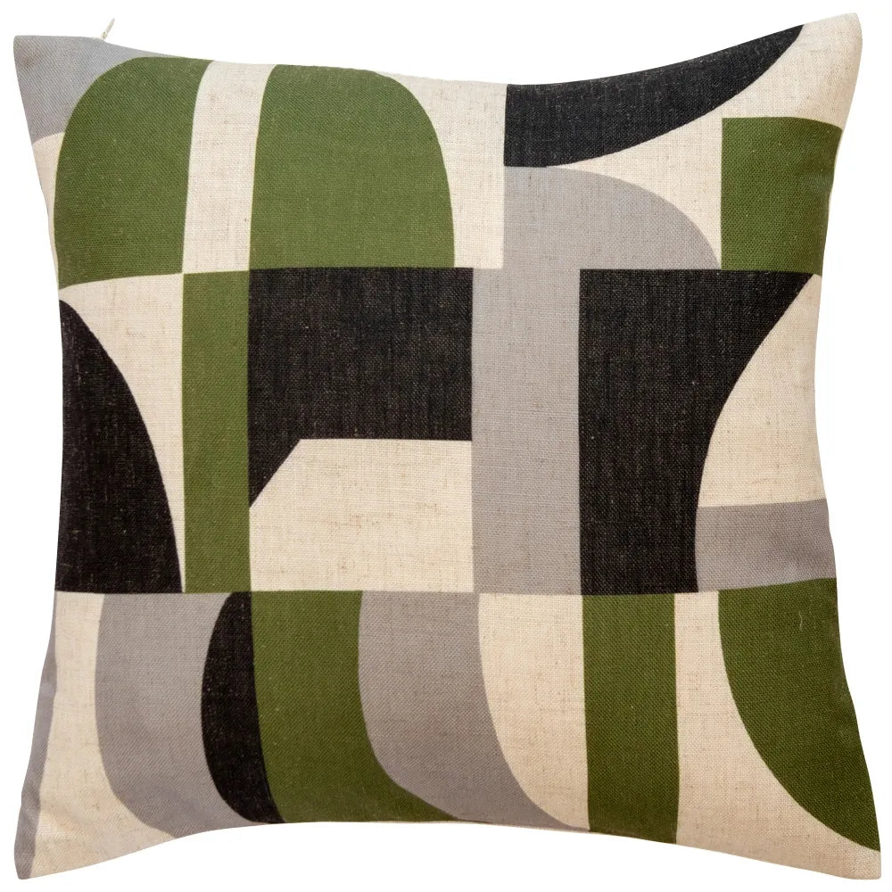 Set of 2 Manhattan Olive Cushions