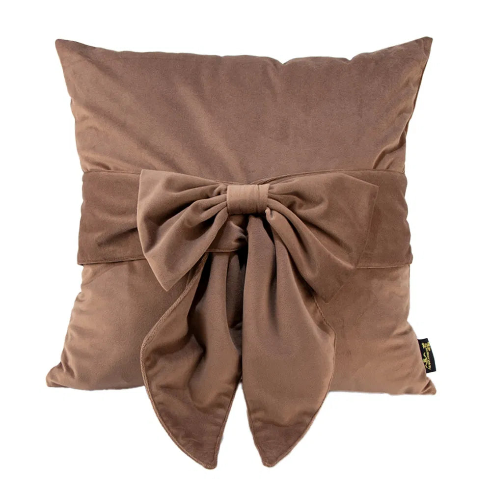 Tiedup Taupe Cushion
