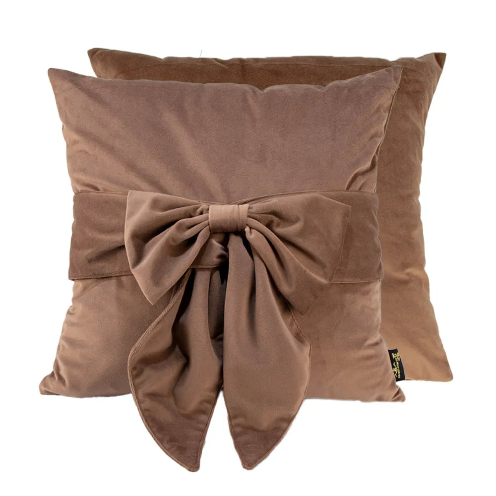 Tiedup Taupe Cushion