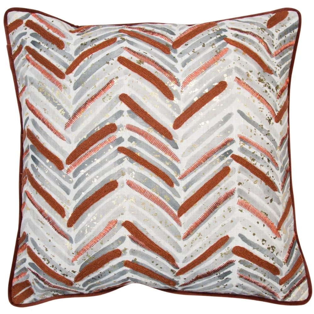Set of 2 Verdi Rust Cushions