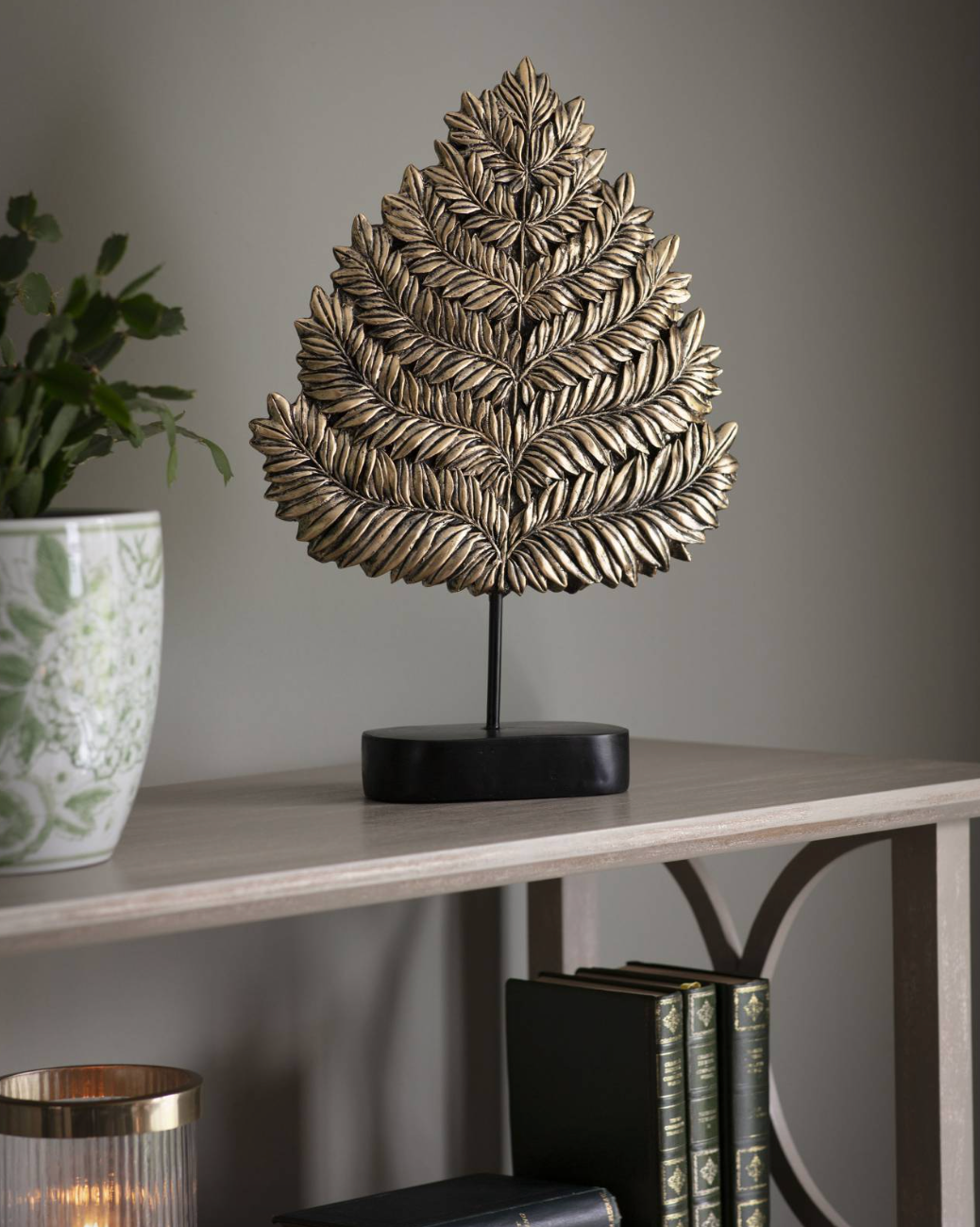 Laura Ashley Gold Leaf Sculpture