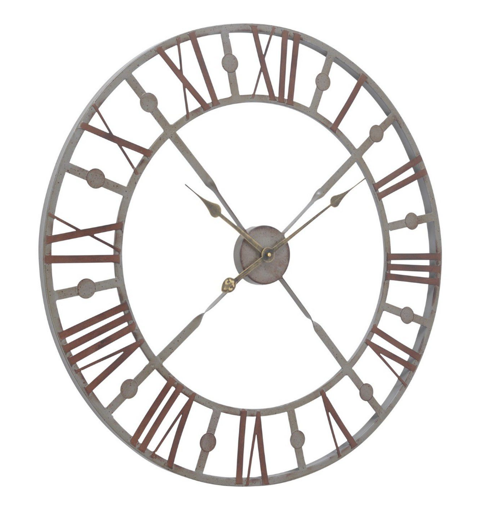 Antique Grey skeleton Wall Clock