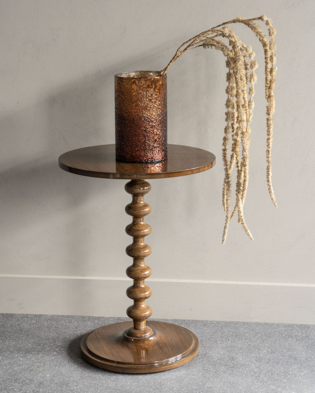 Lucille Maple Lacquer Side Table