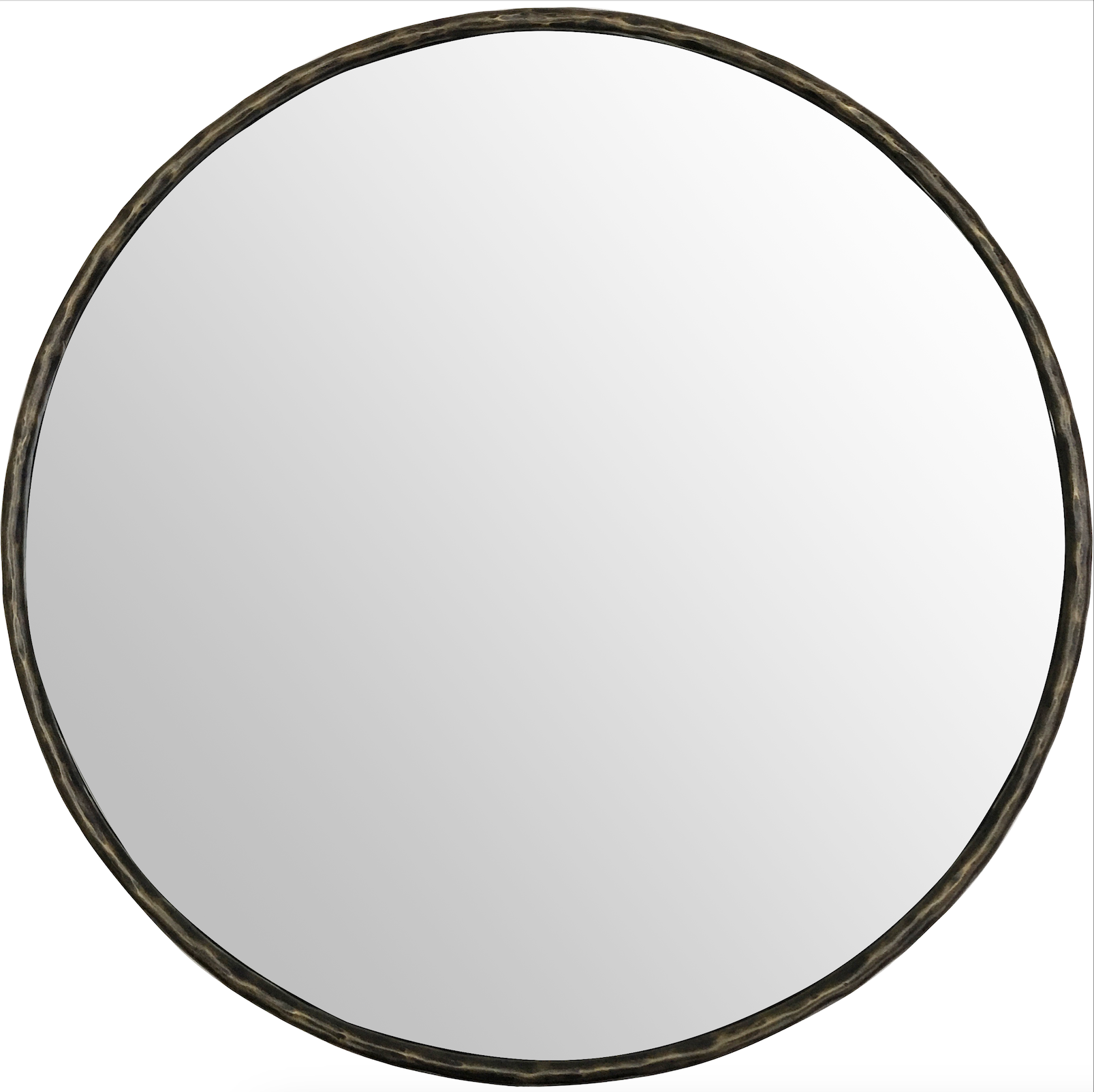 Paxton Round Dark Bronze Mirror