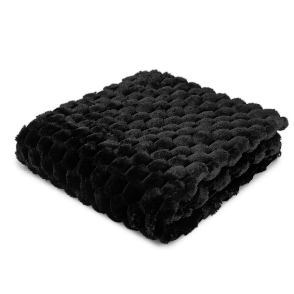 Koochikoo Black Throw
