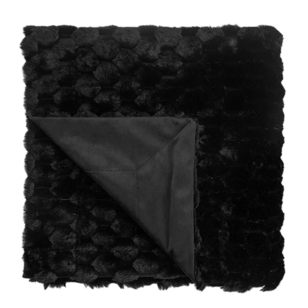 Koochikoo Black Throw
