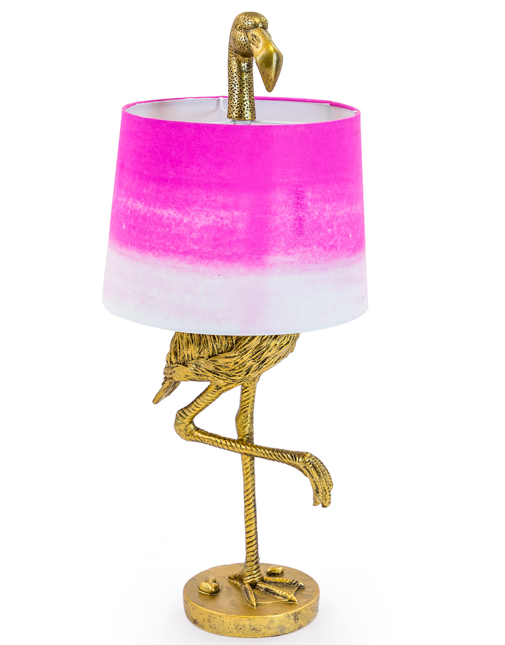 Antique Gold Flamingo Table Lamp