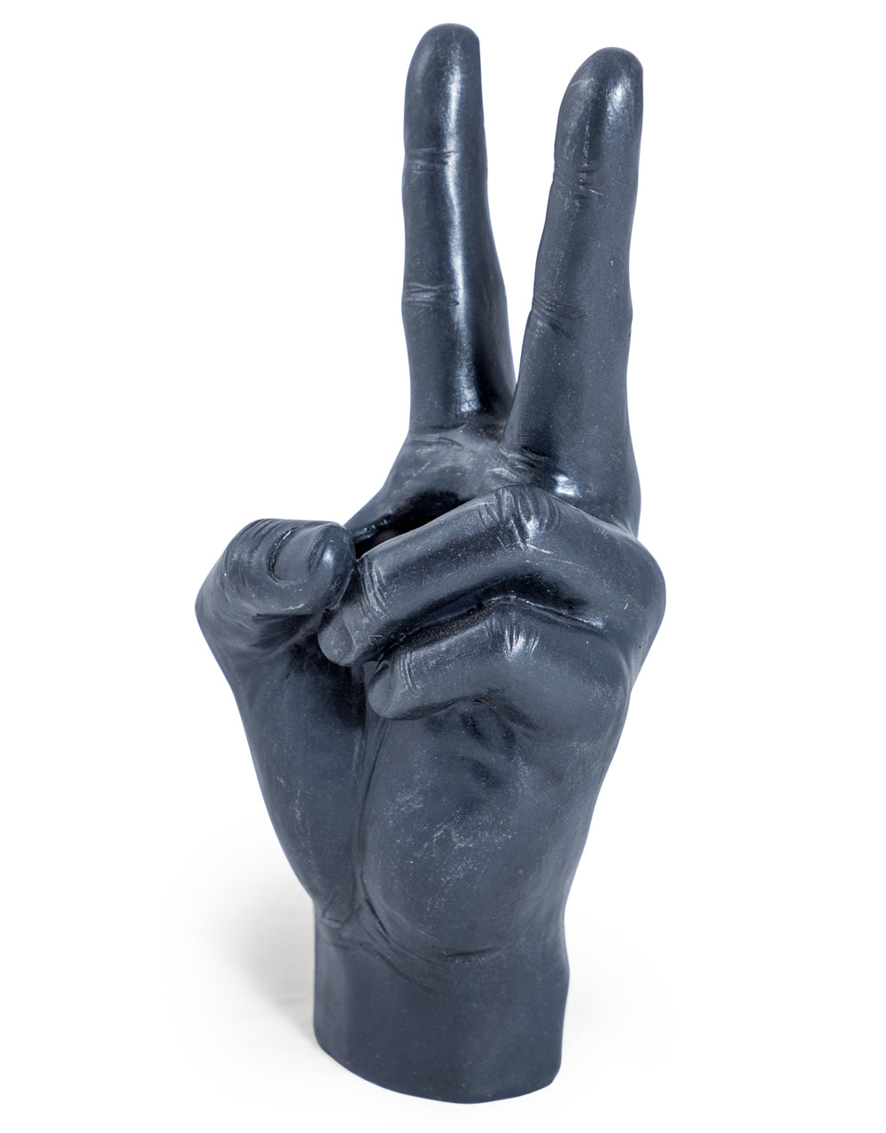 Large Black 'Peace' Hand Ornament