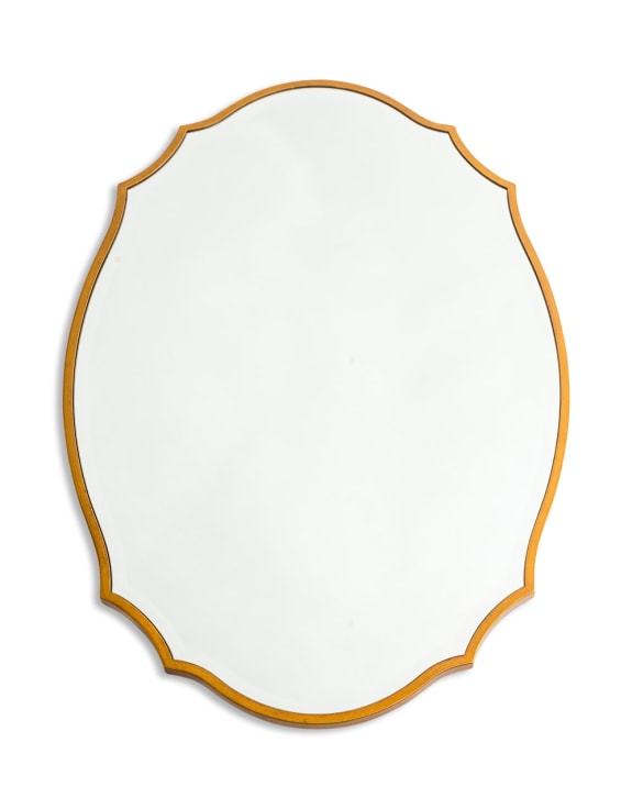 Large Bevel Mirror with Antique Gold Frame