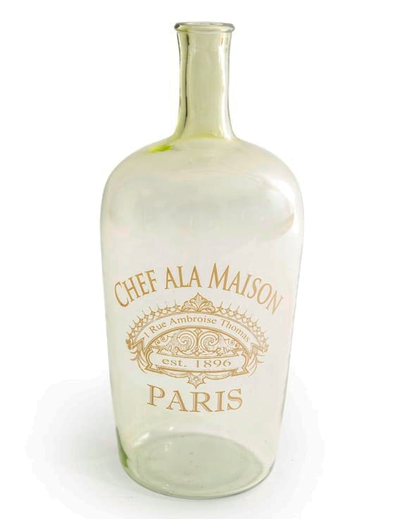 Extra Large Green Glass Bottle/ Vase