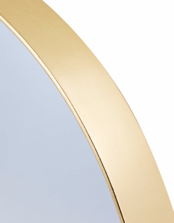 Medium Round Gold Framed Arden Wall Mirror