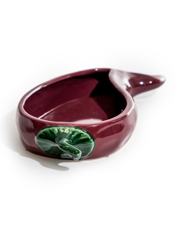 Purple Cayenne Chilli Pepper Serving Dish